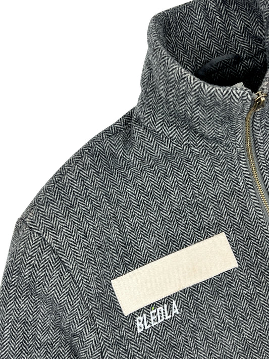 Funnel Wool Jacket - Charcoal