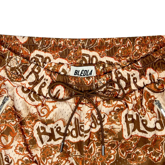 Persian Funk Mesh Short - Mocha/Cream