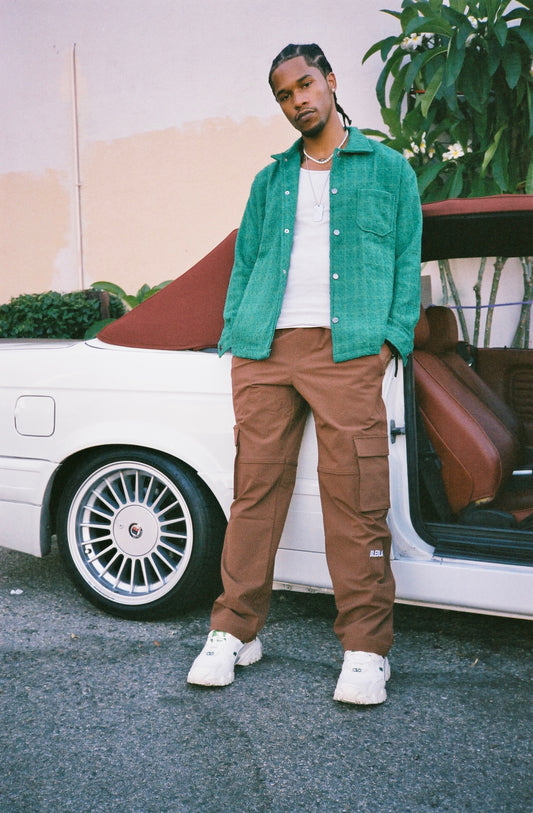 bledla-bled cargo pant-nylon cargo pant-mocha brown pant-brown nylon pant-tech pant-utility tech cargo pants-streewear pant-bmw e30-straight leg nylon pant-straight leg cargo pant