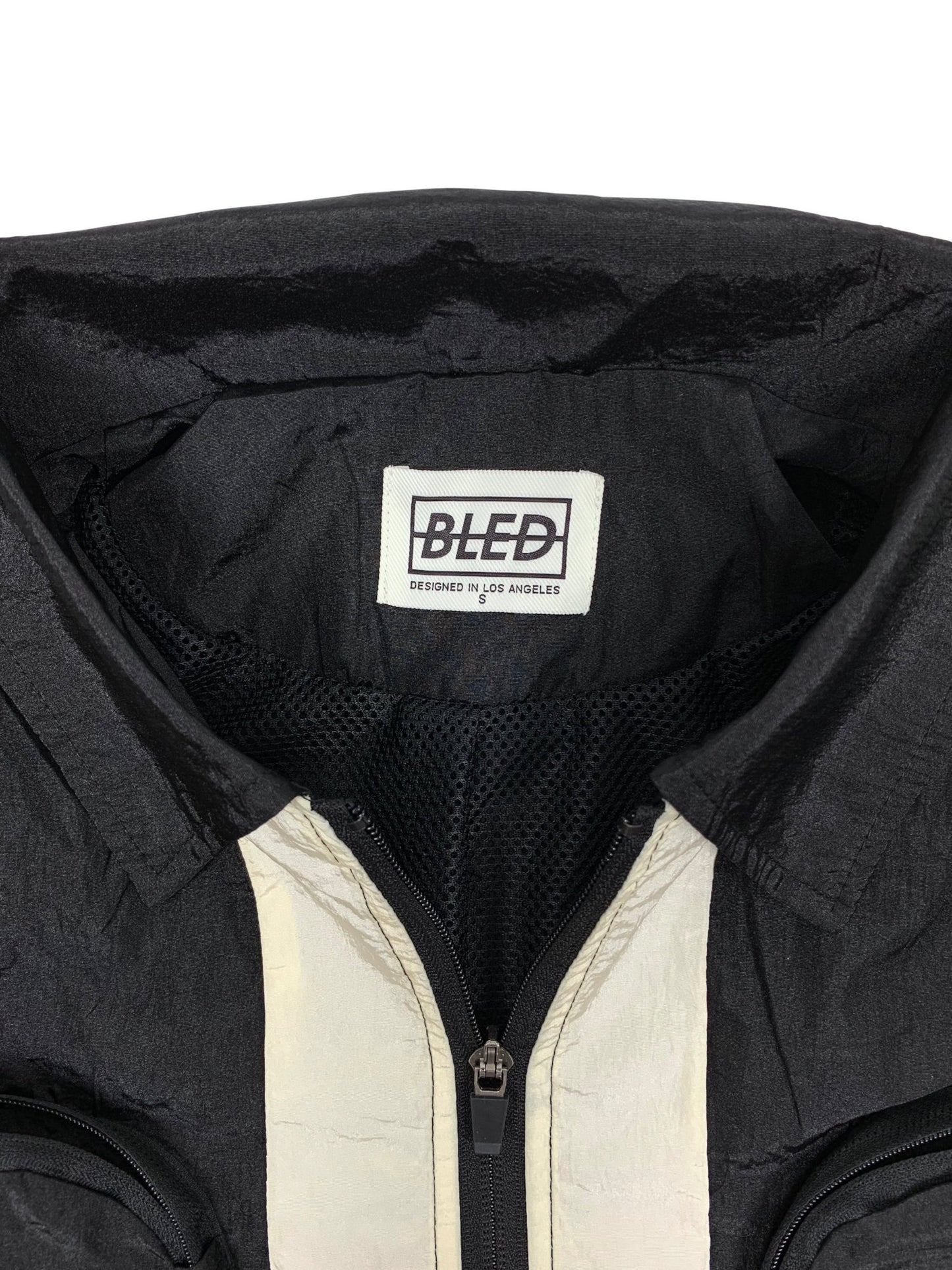 black bled clothing jacket overshirt los angeles bledwear streetwear