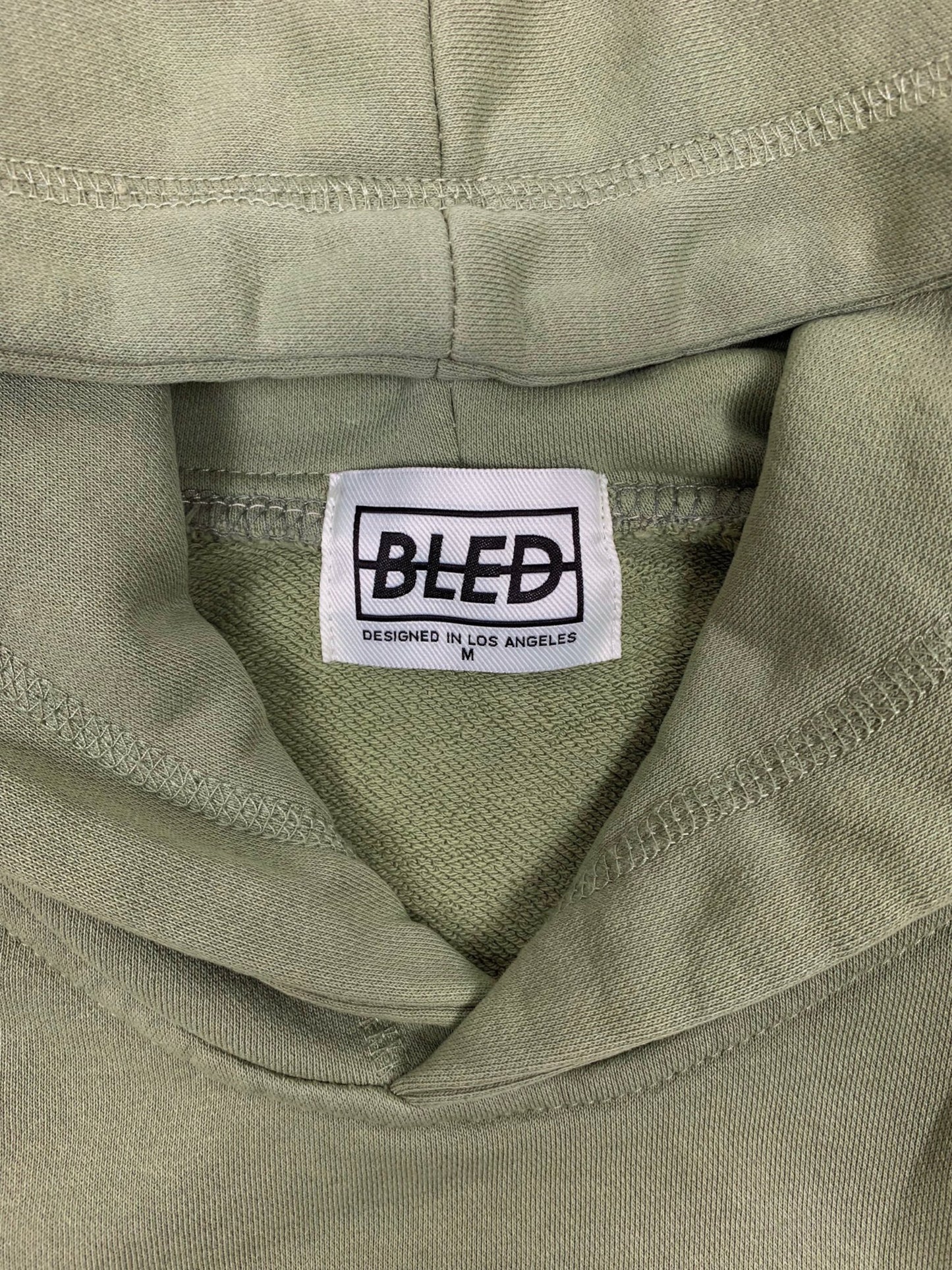 bled los angeles streetwear stonewash hoodie hypebeast Bledwear clothing