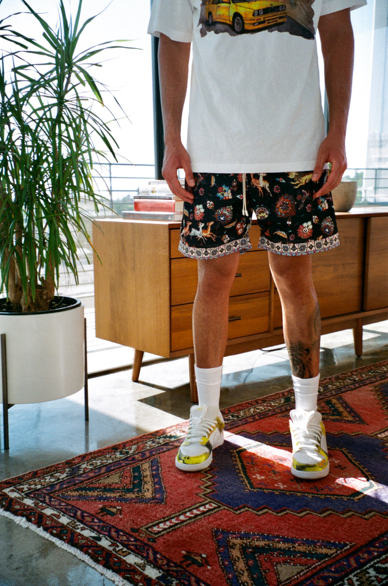 Bled-Bled Los Angeles-Mesh Shorts-Persia Shorts-Iran Shorts-Shiraz Shorts-Iran Clothing-Persian Clothing