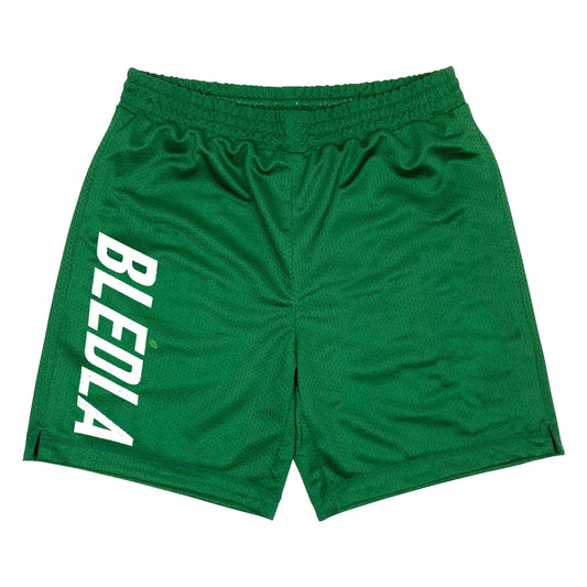 Bledla Reversible Mesh Basketball Short Kelly Green