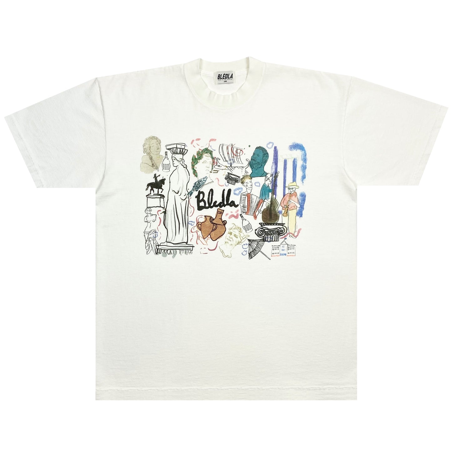 Bledla t-shirt-bled shirt-Athens travel shirt-greek t-shirt-bledla tee-athens greece tshirt