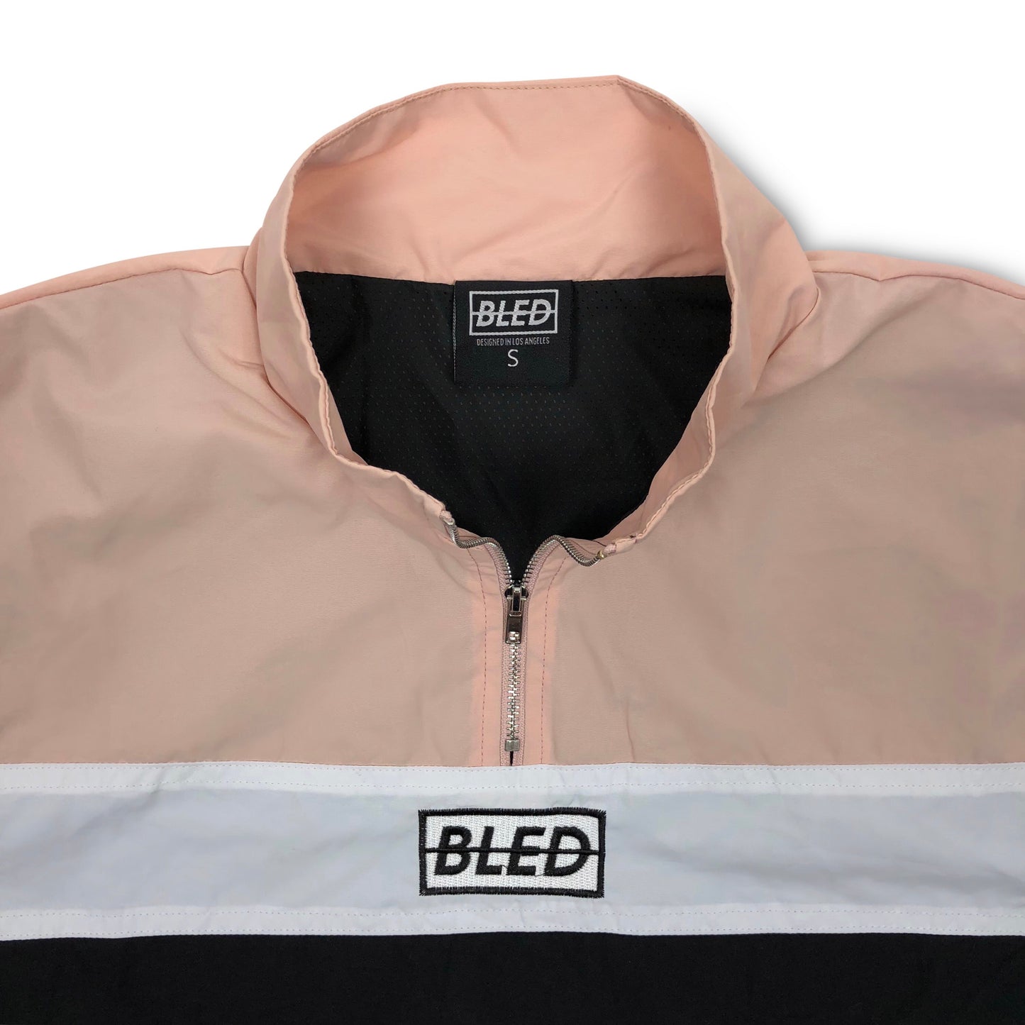 Bled Coral Pink Black White Bledwear Tracksuit Windbreaker Jacket Hypebeast Streetwear