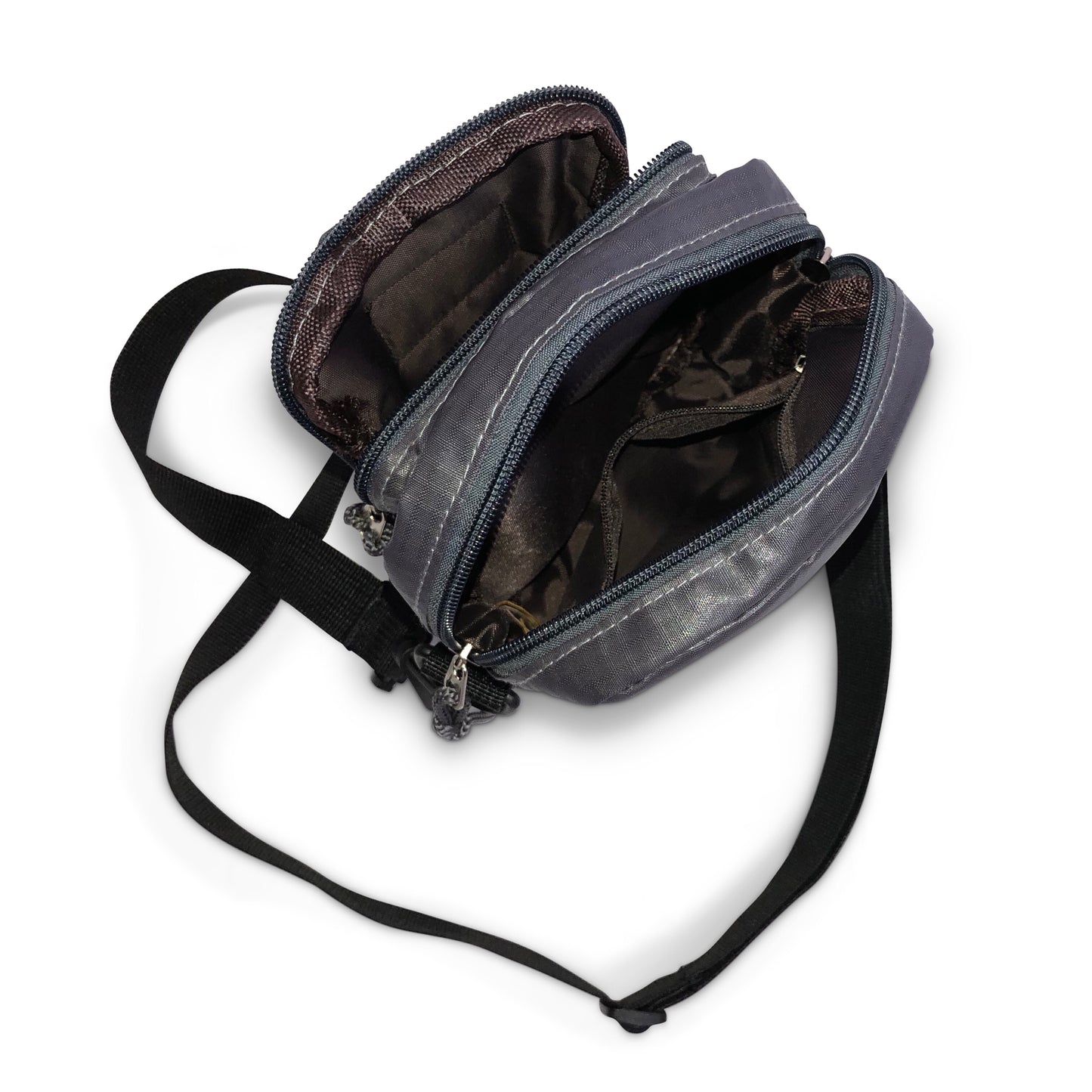 Bled Crossbody Streetwear Shoulder Waist Sling Bag bledwear Grey