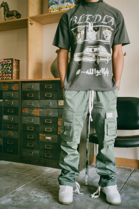 Bledla Multi Cargo Cotton Pant-Sage Green Cotton Cargo Pants-Multi Pocket Pant-Bled Streetwear Pant-Bled Pant-Drawstring Cargo Pant-Vintage Cargo Pant-Olive Cargo Pants