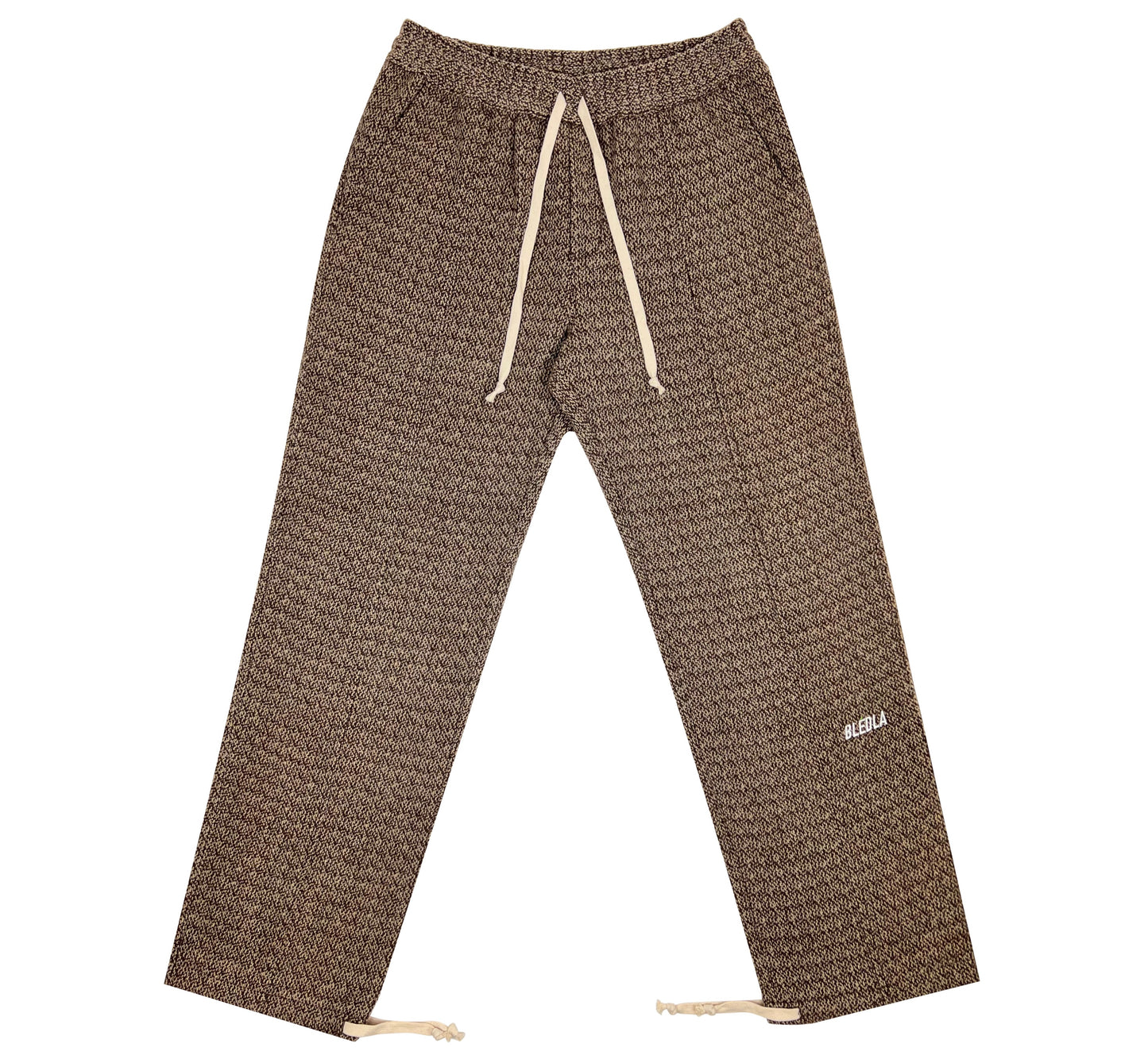 Pleated Wool Trouser - Mocha