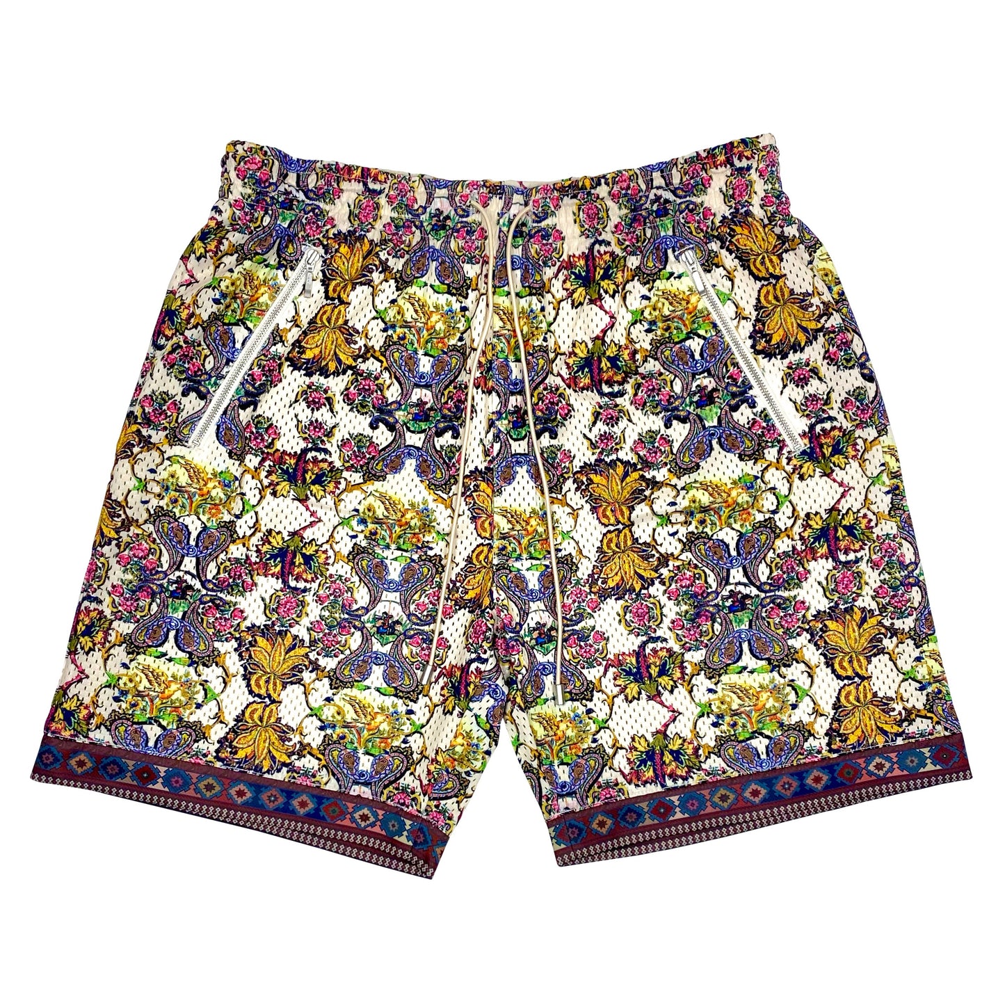 Bled-bledla-Persian Shorts-Iran Clothing-Mesh Shorts-Mosaic Shorts-Iranian Shorts-Los Angeles