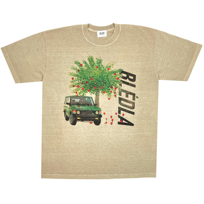 Bled-bledla-watercolor shirt-range rover shirt-pomegranate shirt-vintage tshirt
