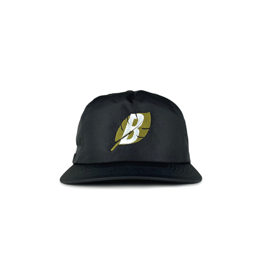 Nylon Leaf Hat - Black
