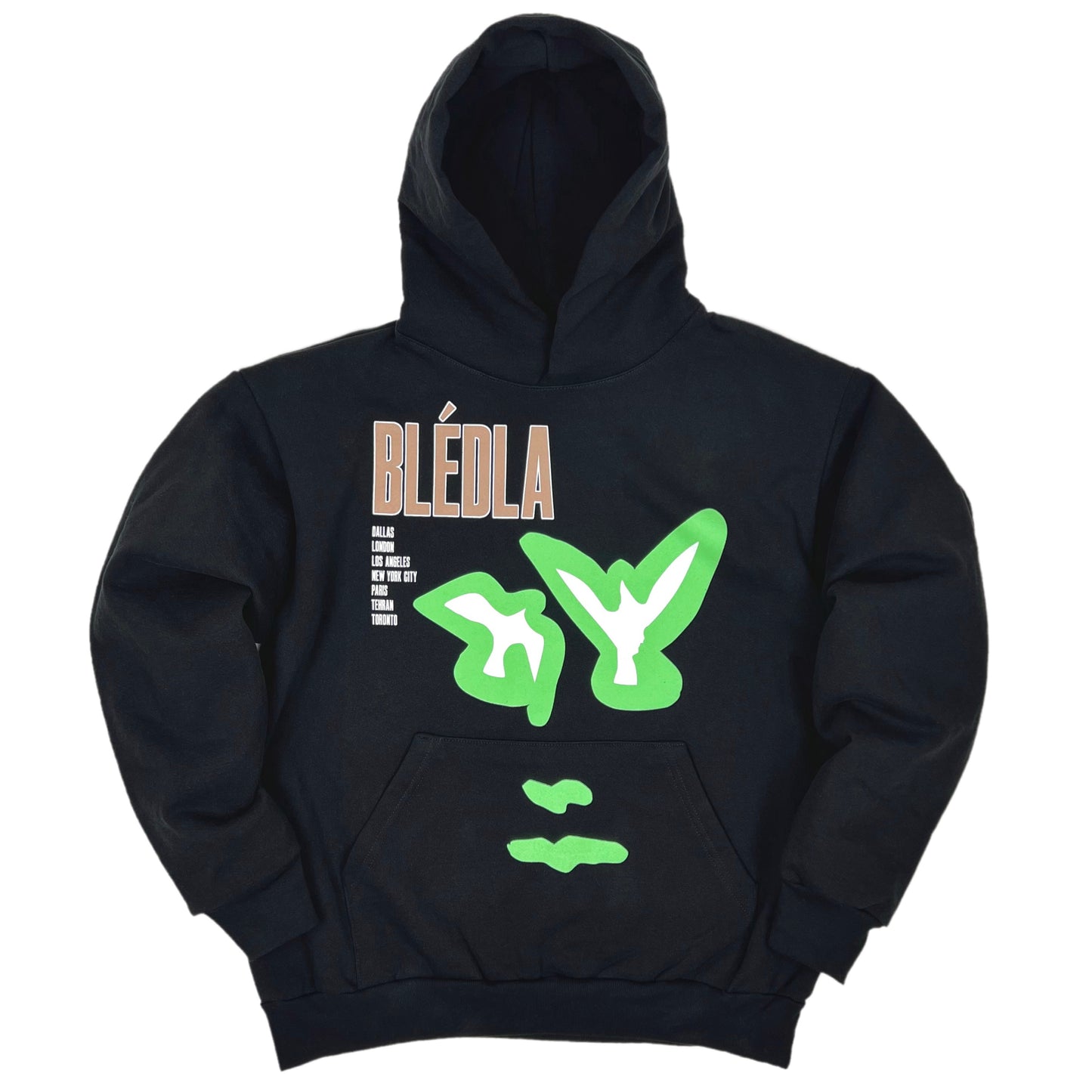 BLEDLA-Daydream Hoodie-Minimalism Hoodie-Abstract Art Hoodie-BLED HOODIE-Minimal Art Hoodie-Neon Green Hoodie-Line Art Hoodie-BLED Los Angeles-Black Hoodie-Face Line Art Hoodie-Dallas-London-New York City-Paris-Tehran-Toronto
