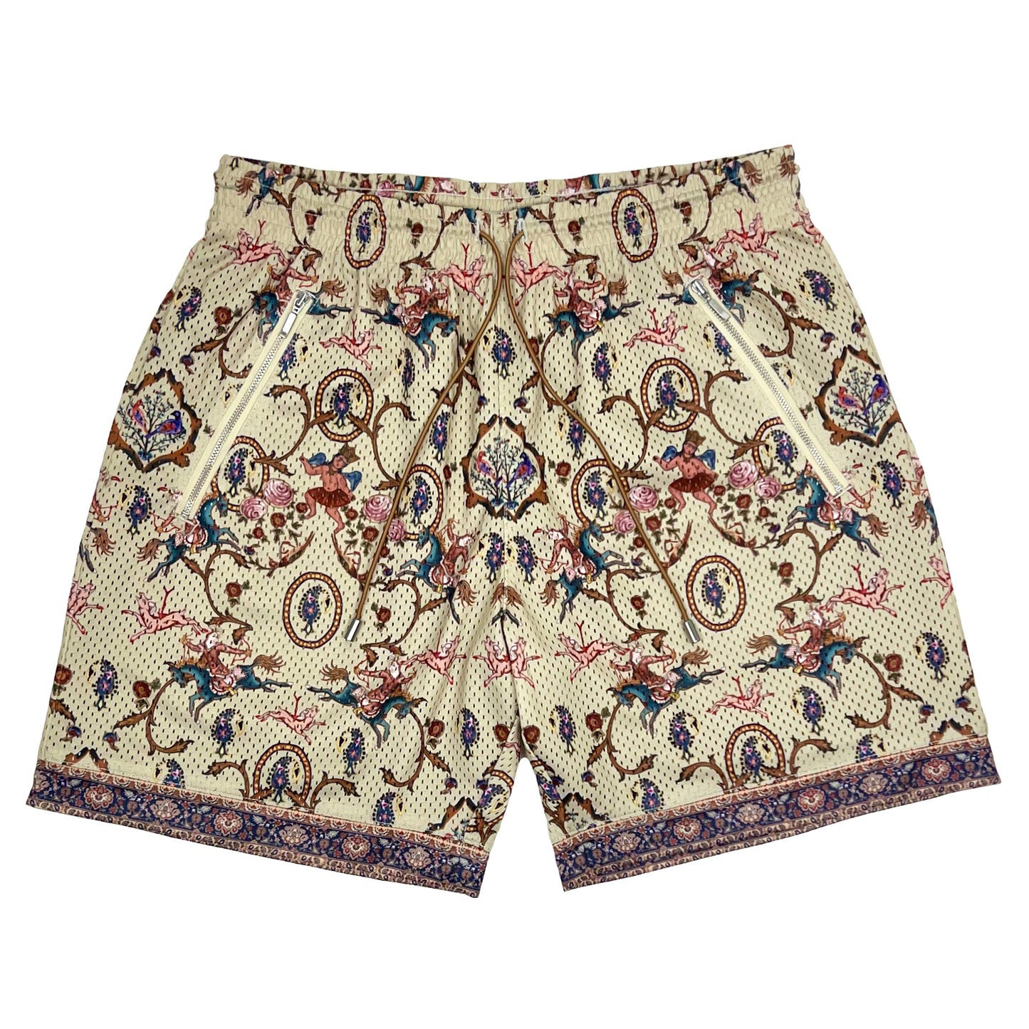 BLEDLA-BLED-Mesh Shorts-Basketball Shorts-Persian Shorts-Mosaic-Iran Short-Iran Clothing-Persian Rug Shorts-Streetwear-Luxury Shorts