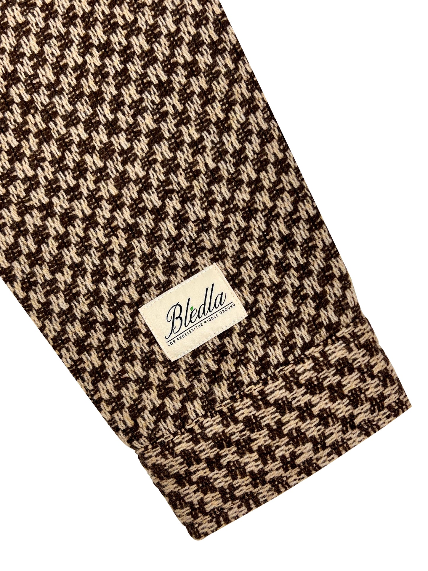 Buttoned Wool Jacket - Mocha