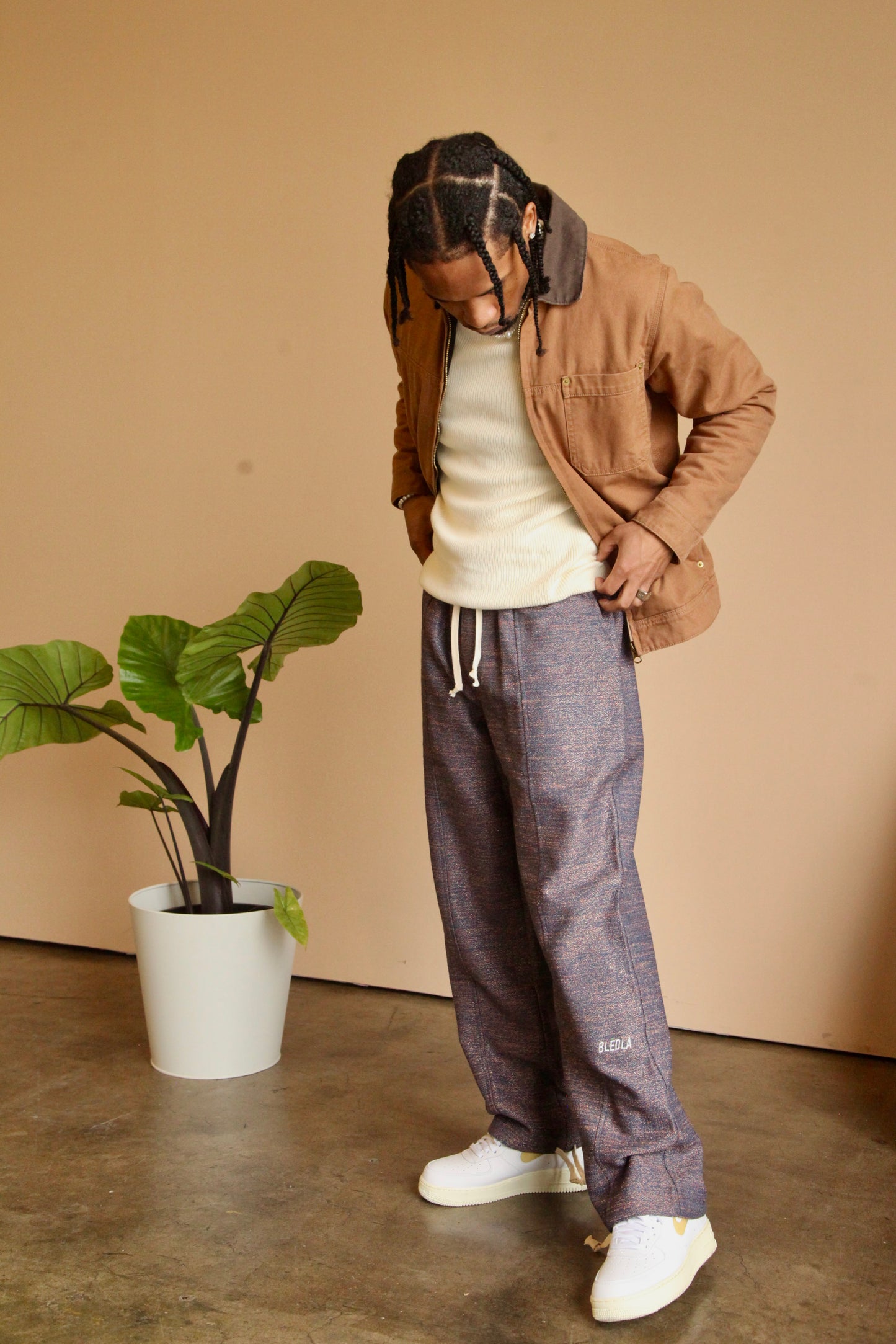 Leisure Trouser - Blue Pebble