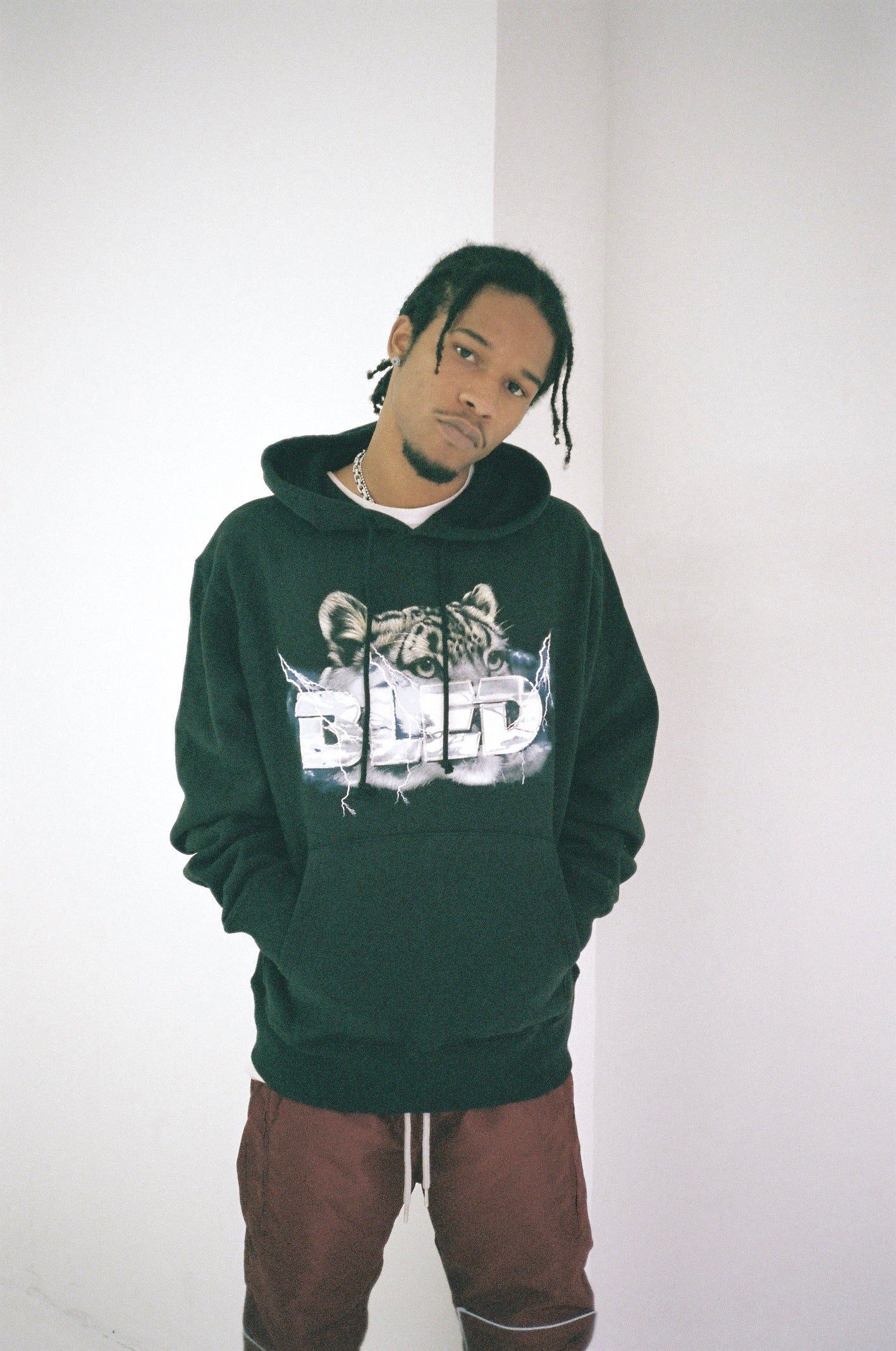 bled hoodie, bled hoody, snow leopard hoodie, chrome hoodie, chromatic sweater, leopard sweater, leopard hoodie, tiger hoodie, bled pullover, chromatic hoodie, streetwear, thunder hoodie, lightning hoodie, grailed, hypebeast, bled los angeles