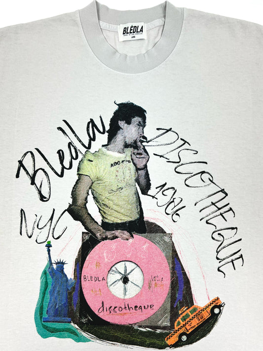 NYC Discotheque Garment Dye Tee - Stone