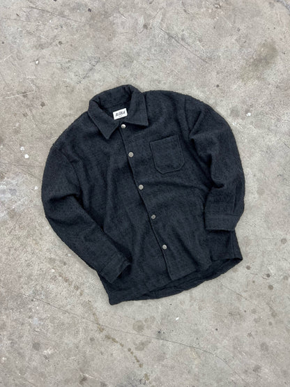 Trouvaille Textured Overshirt - Black