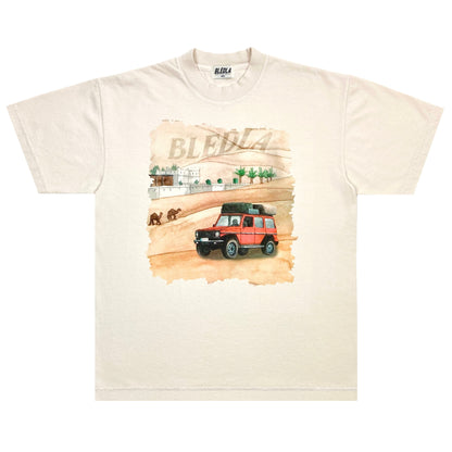 Bledla shirt-g wagon shirt-mercedes tshirt-g wagon painting-bled tee-desert watercolor-middle east shirt