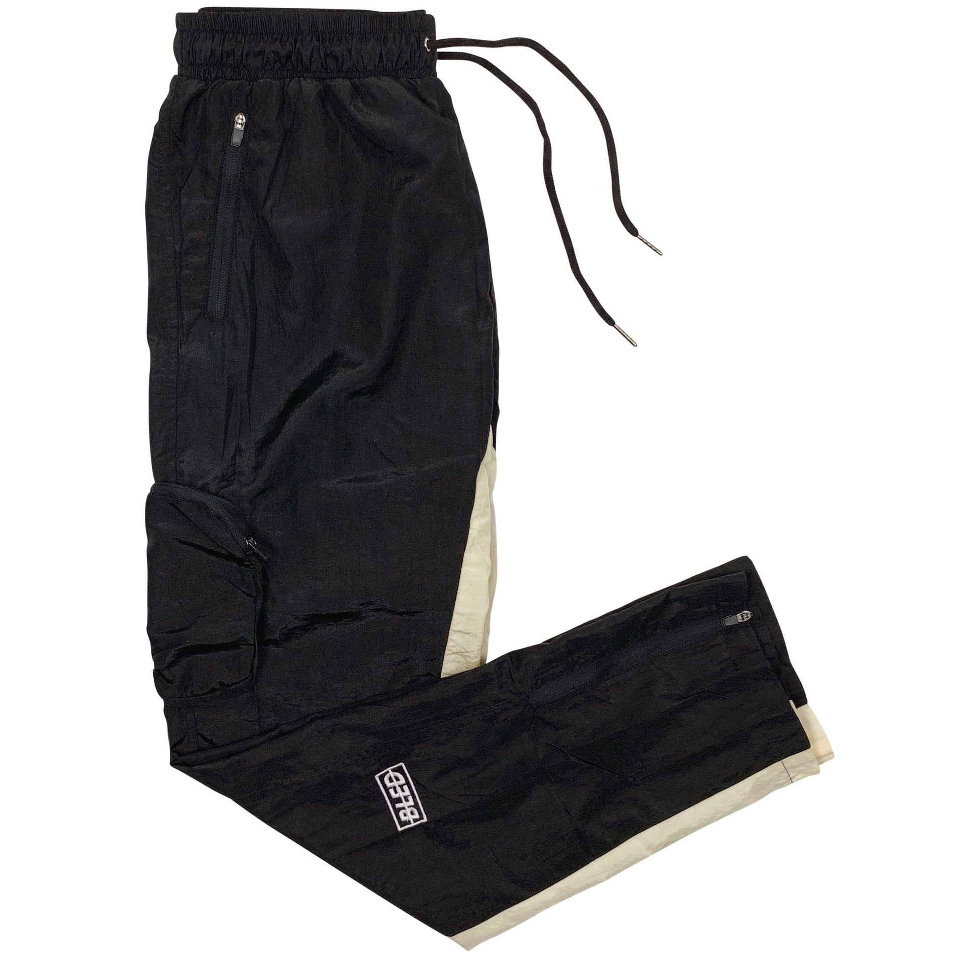 Bled Bledwear nylon black track pant bottom streetwear jogger bled hypebeast hype mens